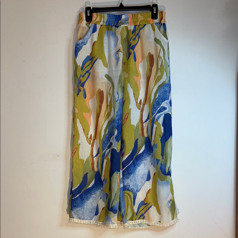 Multicolor Abstract Print Women's Skirt